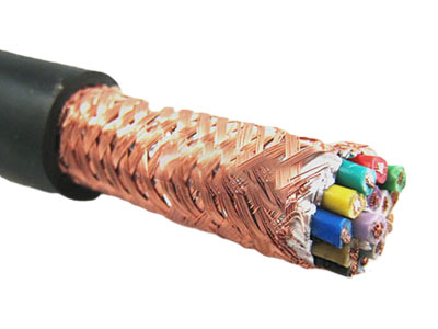 Flexible control cable with shielded