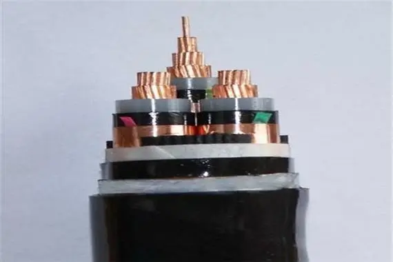 Many types of copper core cable structure