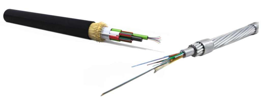 Difference between ADSS fiber optic cable and OPGW fiber optic cable