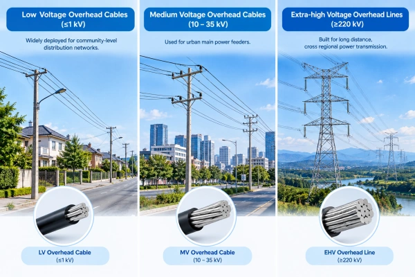 Types of Overhead Cables