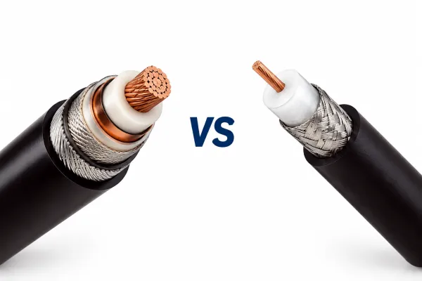 What is the difference between concentric cable and coaxial cable?
