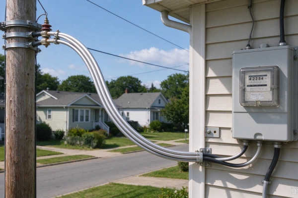Overhead concentric cable