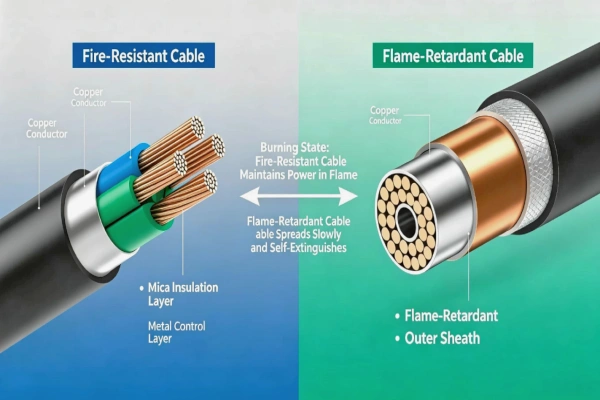 difference between flame-retardant and fire-resistant