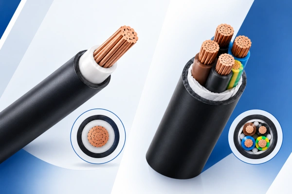 single-core and multi-core cables